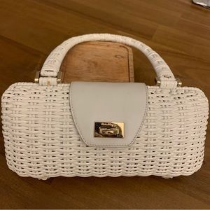 Salvatore Ferragamo Small Wicker Purse